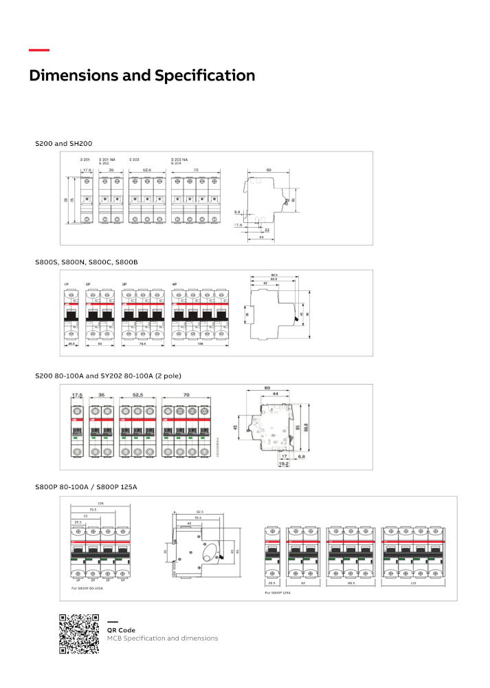 เซอร์กิตเบรกเกอร์ 16 แอมป์ 1 โพล 6kA ABB SH201-C16_6